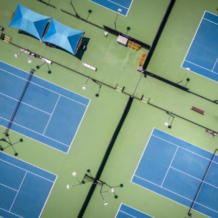Asphalt Court Surface Installation